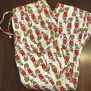 Hanna Andersson Grinch Flannel PJ pants